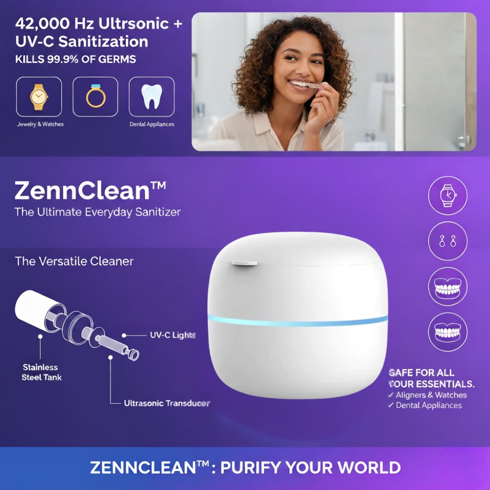 ZennClean™ – Ultrasonic Multi-Purpose Cleaner