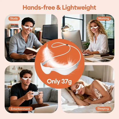 Zennvita EMS Eye Massager Glasses Red Light Therapy