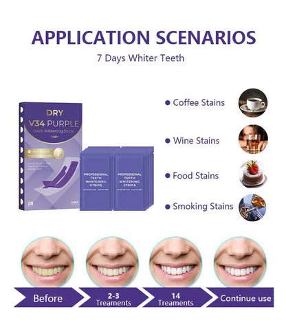 PurpleGlow™ Whitening Strips